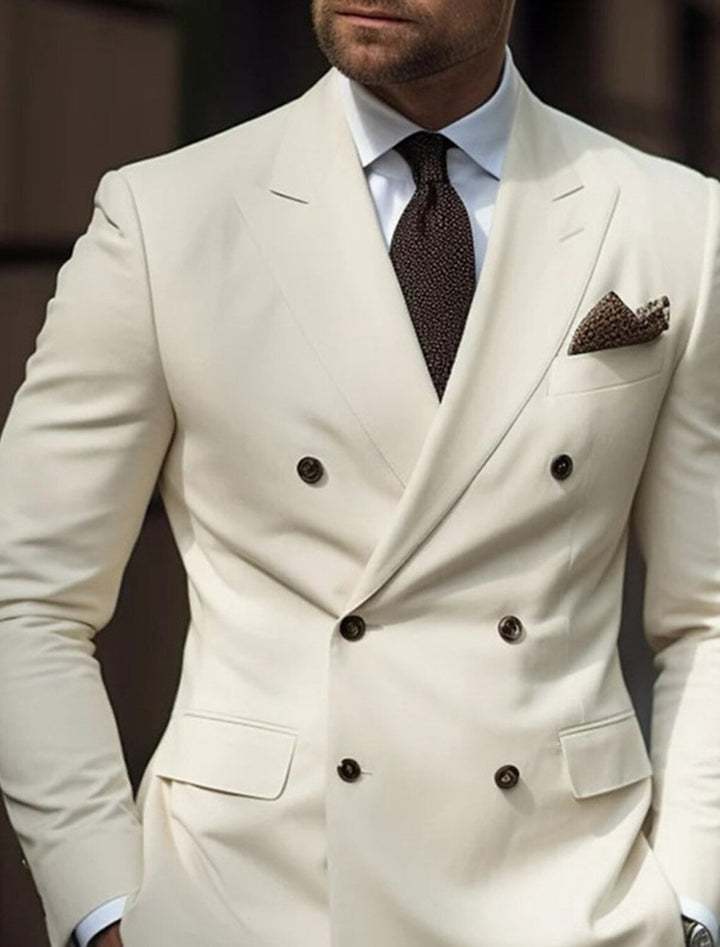 Sheldon | Men's Tailored Fit Single-Breasted One-Button 2-Piece Wedding Suit