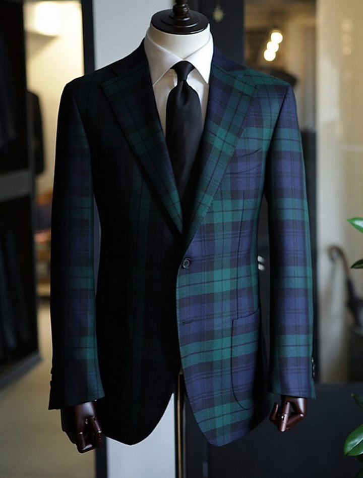 Magnus | Men's Checkered Two Piece Suit with Blazer and Trouser