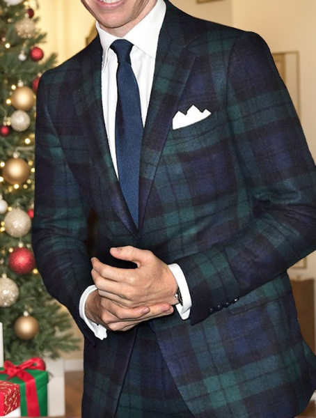 Magnus | Men's Checkered Two Piece Suit with Blazer and Trouser