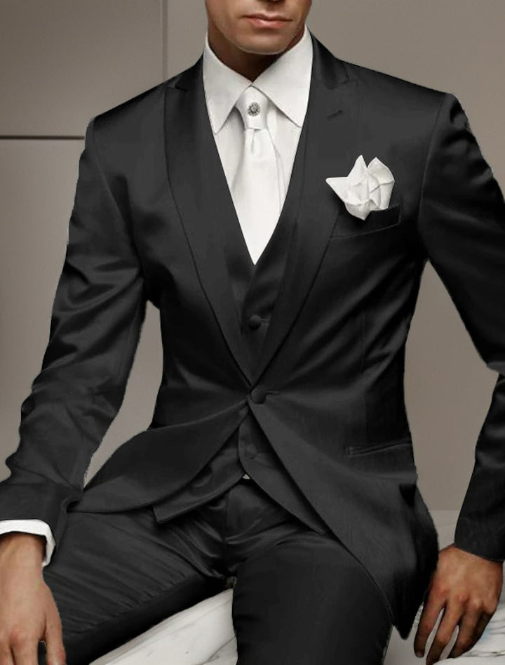 Titus | Men's Tailored Fit Double-Breasted Six-Button 2-Piece Suit