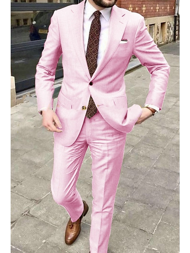 Sullivan | Men's Linen Formal Two Piece Suit