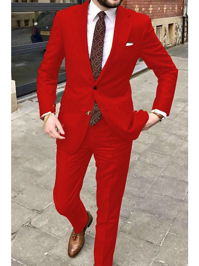 Sullivan | Men's Linen Formal Two Piece Suit