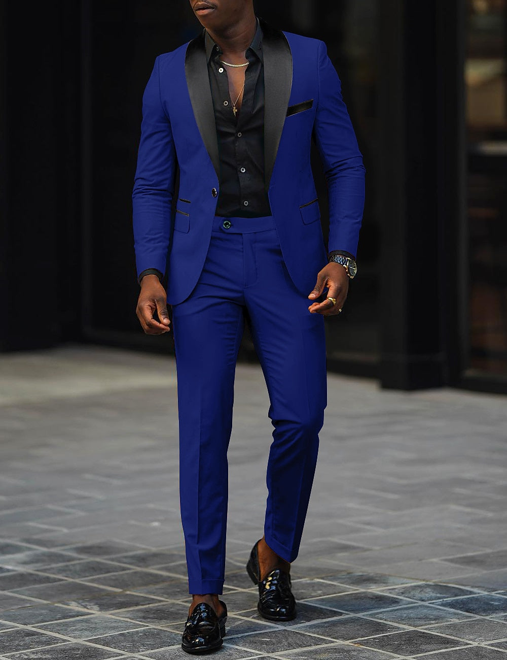 Felix | Men's Slim Fit Three Piece Suit Set with Blazer and Trouser