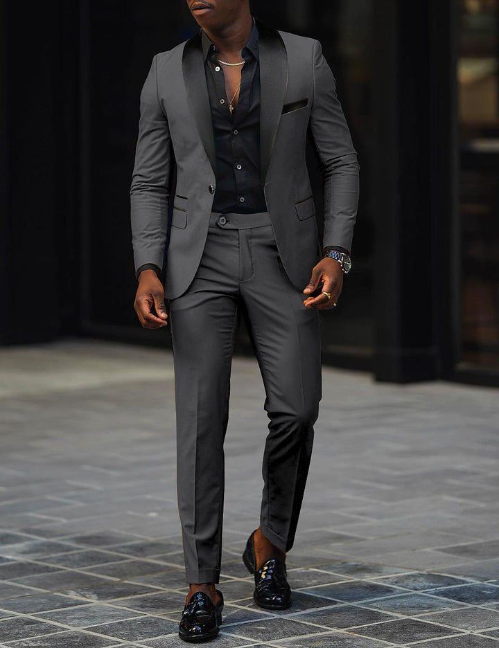 Felix | Men's Slim Fit Three Piece Suit Set with Blazer and Trouser