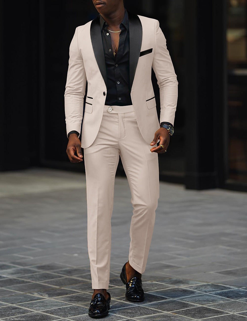 Felix | Men's Slim Fit Three Piece Suit Set with Blazer and Trouser