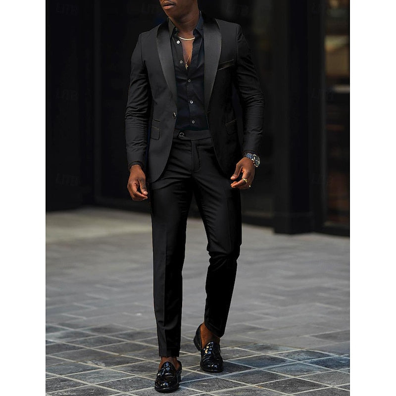 Felix | Men's Slim Fit Three Piece Suit Set with Blazer and Trouser