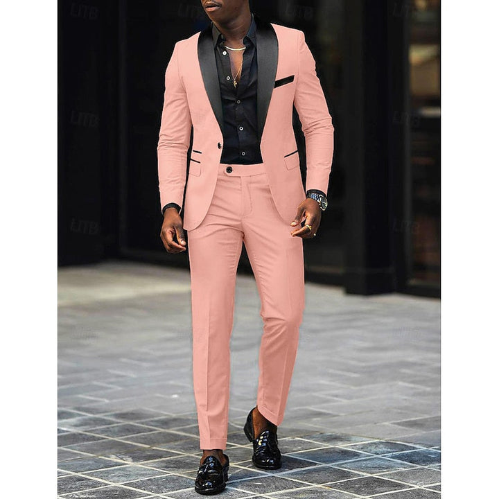 Felix | Men's Slim Fit Three Piece Suit Set with Blazer and Trouser