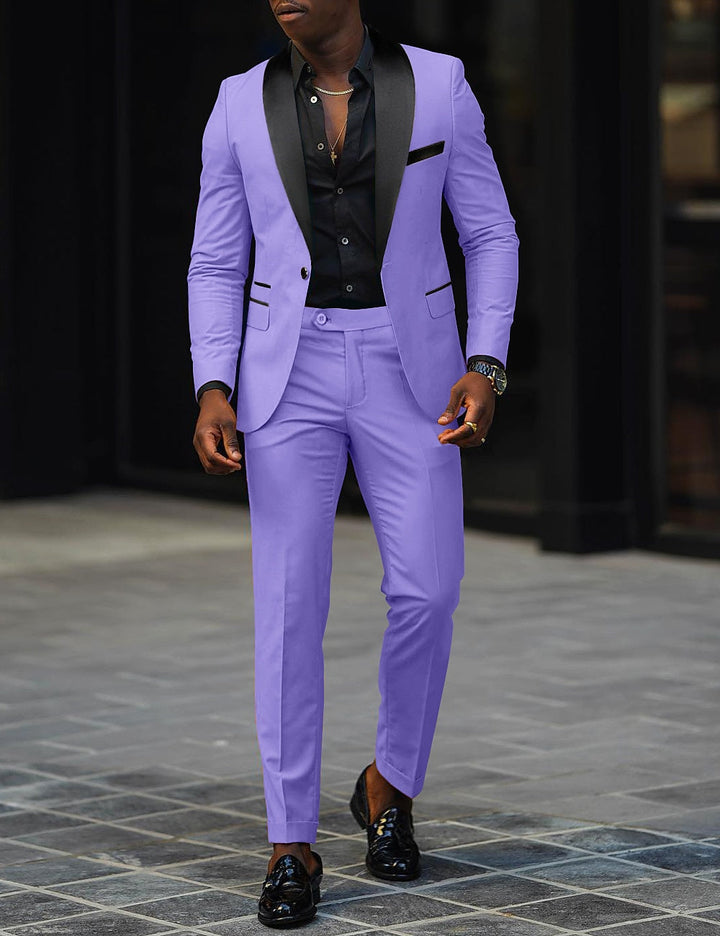 Felix | Men's Slim Fit Three Piece Suit Set with Blazer and Trouser
