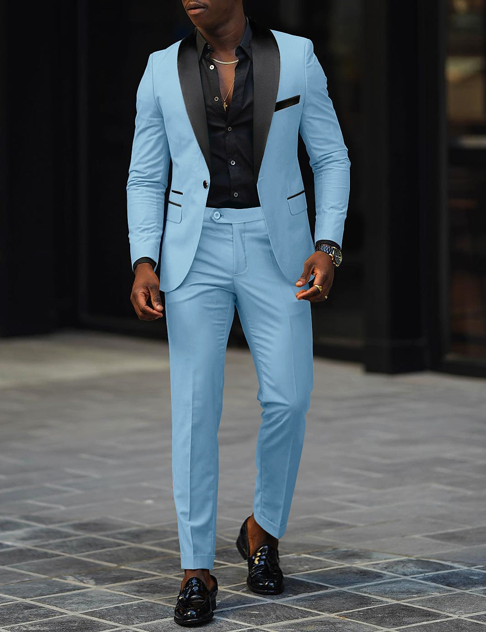 Felix | Men's Slim Fit Three Piece Suit Set with Blazer and Trouser