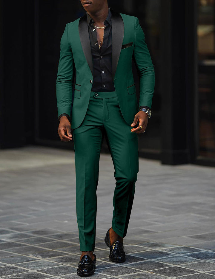 Felix | Men's Slim Fit Three Piece Suit Set with Blazer and Trouser