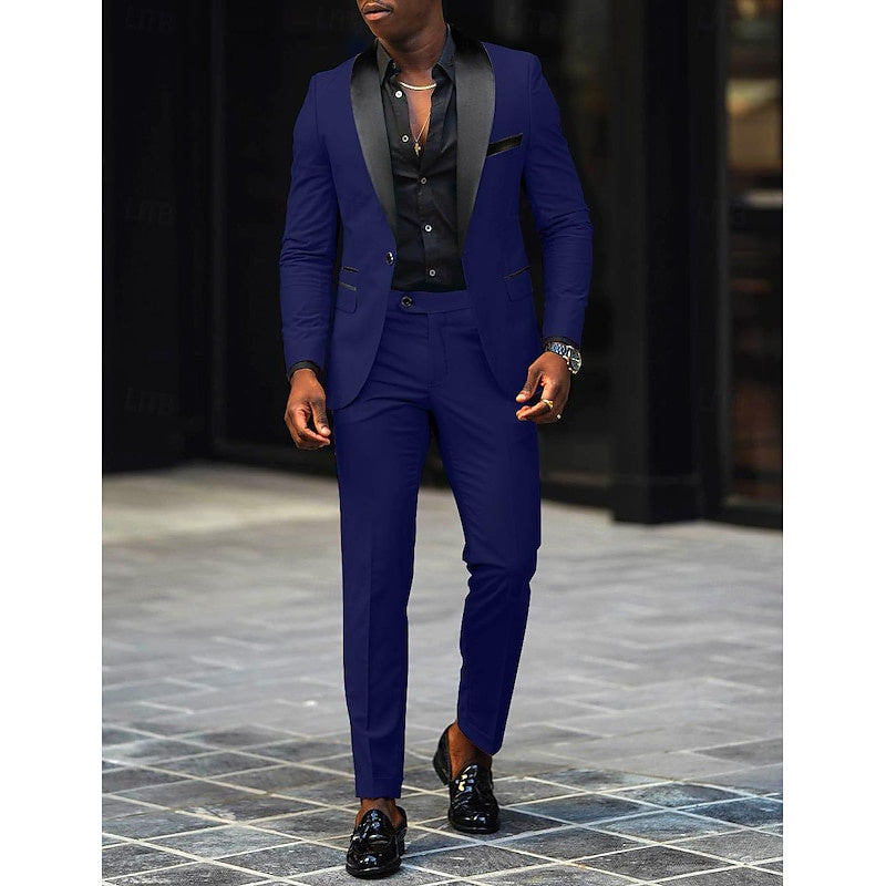 Felix | Men's Slim Fit Three Piece Suit Set with Blazer and Trouser