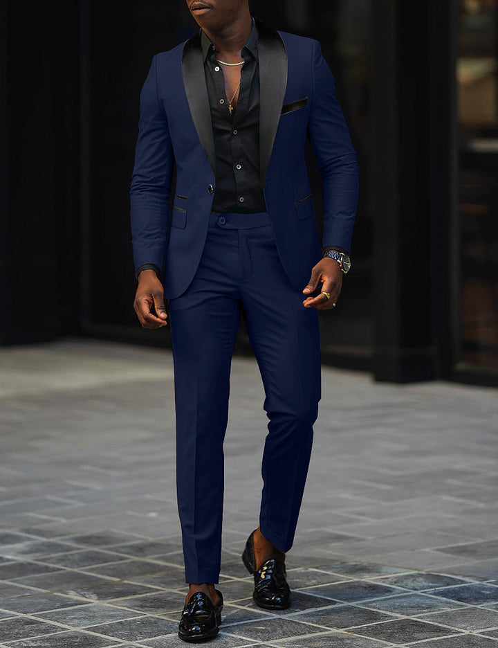 Felix | Men's Slim Fit Three Piece Suit Set with Blazer and Trouser