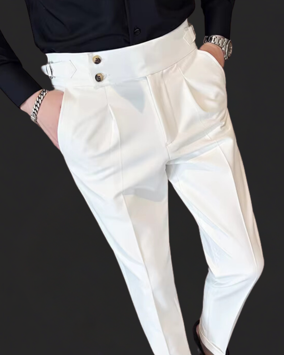 Marco | Men’s Adjustable Buckle Waist Trouser