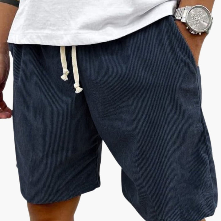 Logan | Men's Corduroy Shorts with Drawstring