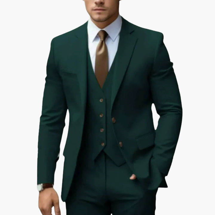 Charlie | Men's Three Piece Suit with Notched Lapels