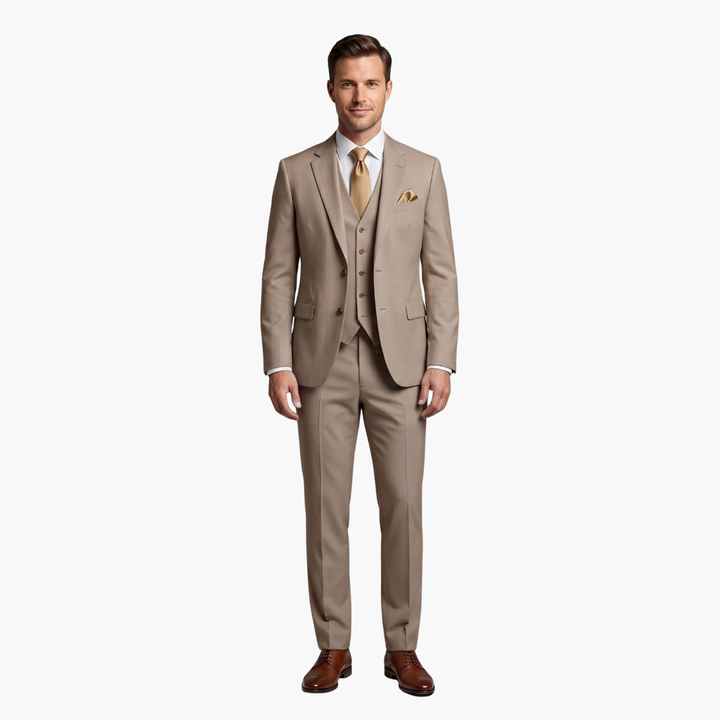 Charlie | Men's Three Piece Suit with Notched Lapels
