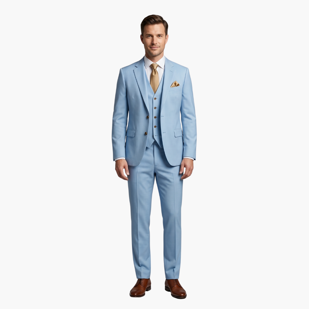 Charlie | Men's Three Piece Suit with Notched Lapels