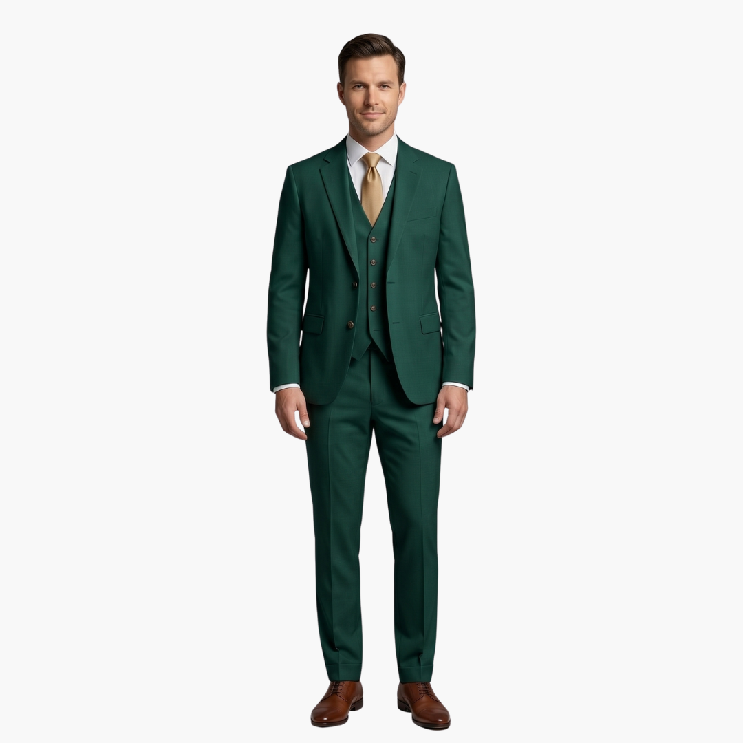 Charlie | Men's Three Piece Suit with Notched Lapels