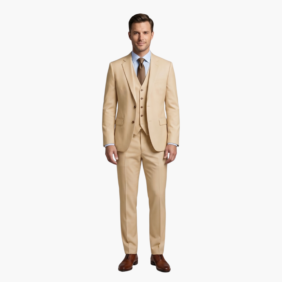 Charlie | Men's Three Piece Suit with Notched Lapels