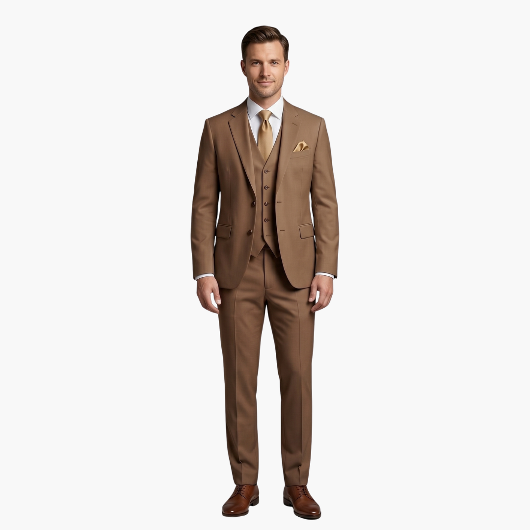 Charlie | Men's Three Piece Suit with Notched Lapels