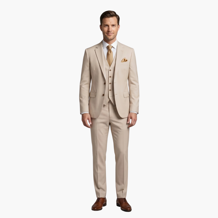 Charlie | Men's Three Piece Suit with Notched Lapels