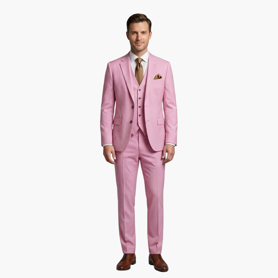 Charlie | Men's Three Piece Suit with Notched Lapels