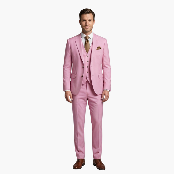 Charlie | Men's Three Piece Suit with Notched Lapels