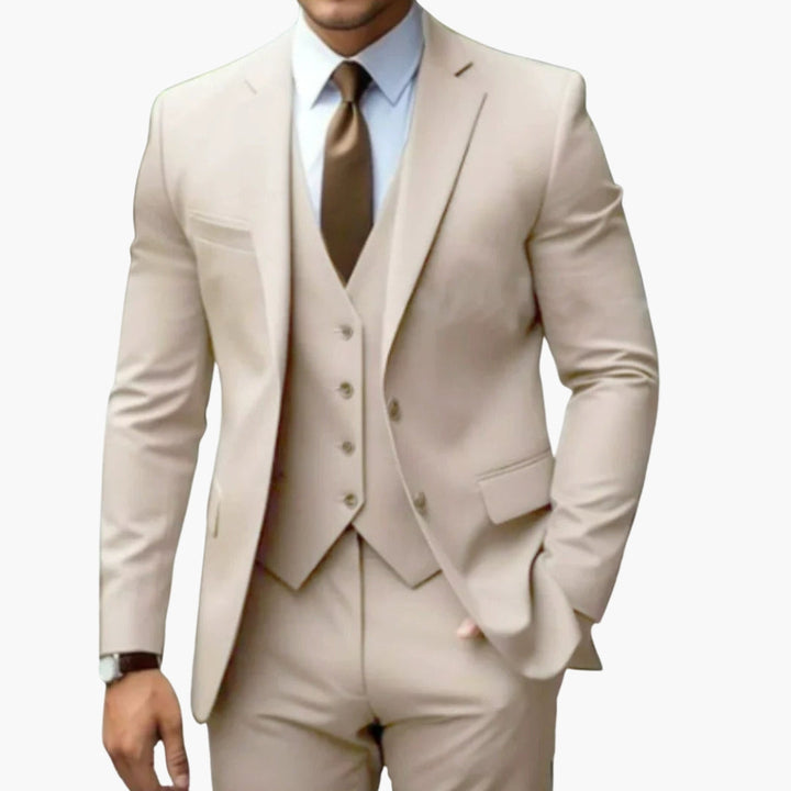 Charlie | Men's Three Piece Suit with Notched Lapels