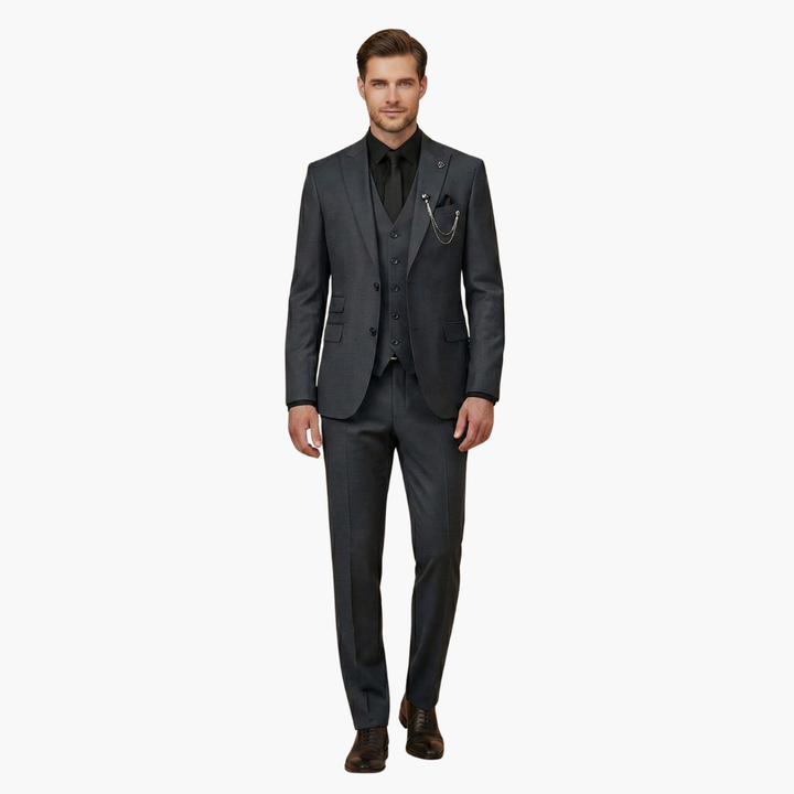 Caleb | Men's Slim Fit Three Piece Formal Suit