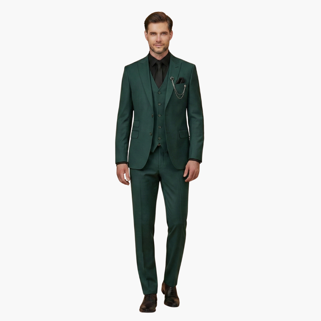 Caleb | Men's Slim Fit Three Piece Formal Suit