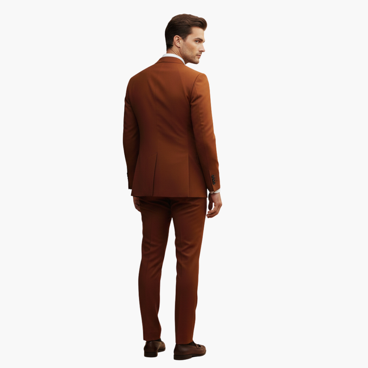 Kevin | Men's Double Breasted Suit with Slim Fit Pants Set