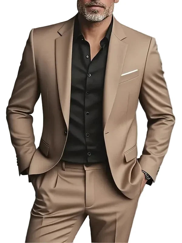 Jasper | Men's Tailored Two Piece Formal Suit with Blazer and Trouser