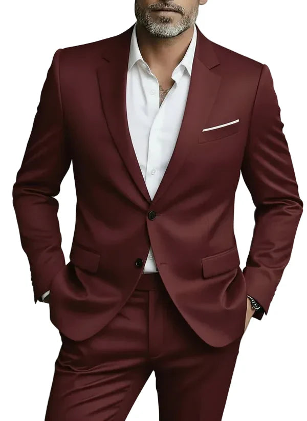Jasper | Men's Tailored Two Piece Formal Suit with Blazer and Trouser