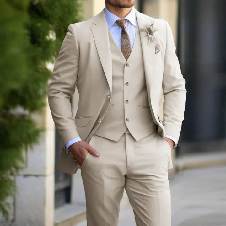 Ejay | Men's Formal Three Piece Suit Set
