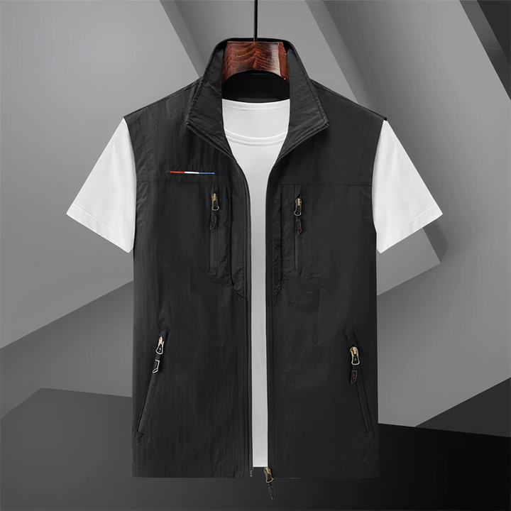 Weston | Men’s Vest with Zipper Pockets