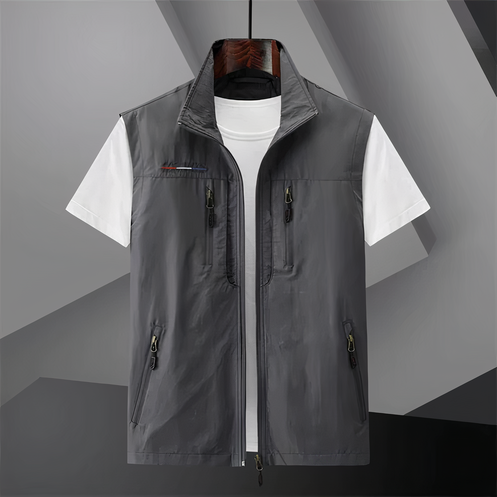 Weston | Men’s Vest with Zipper Pockets