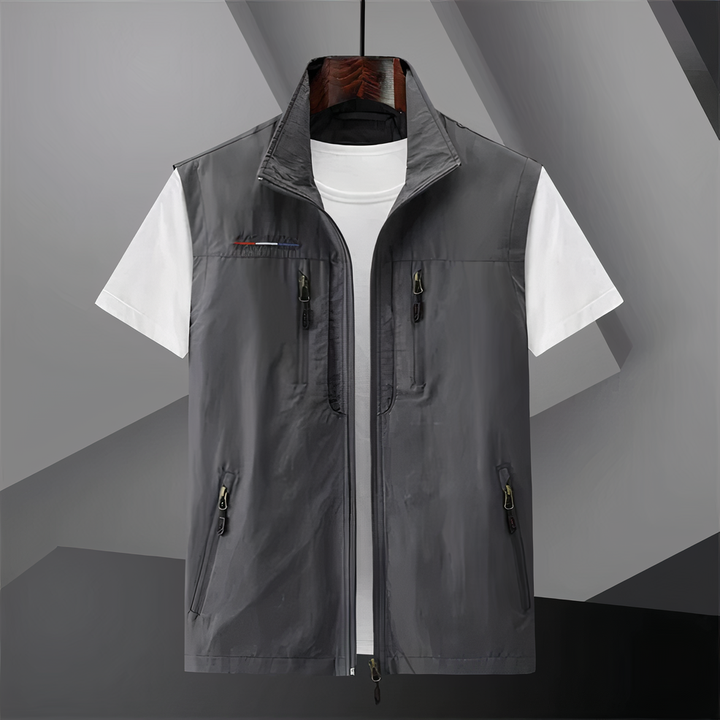 Weston | Men’s Vest with Zipper Pockets