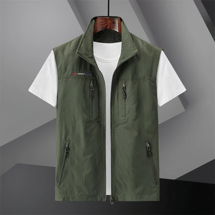 Weston | Men’s Vest with Zipper Pockets