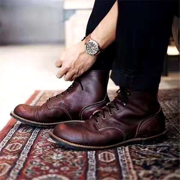 Mason | Men's Lace Up Leather Ankle Boots
