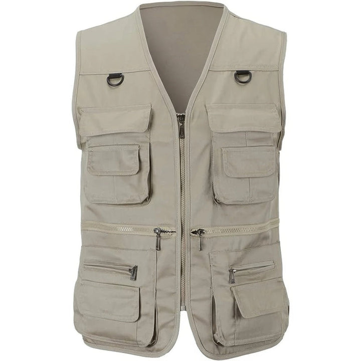 Ulysses | Men’s Utility Cargo Vest with Zippers
