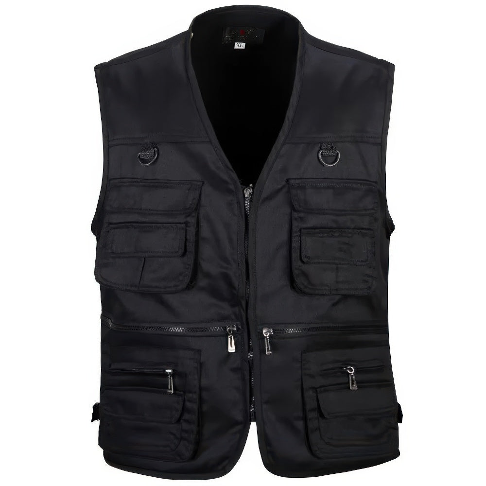 Ulysses | Men’s Utility Cargo Vest with Zippers