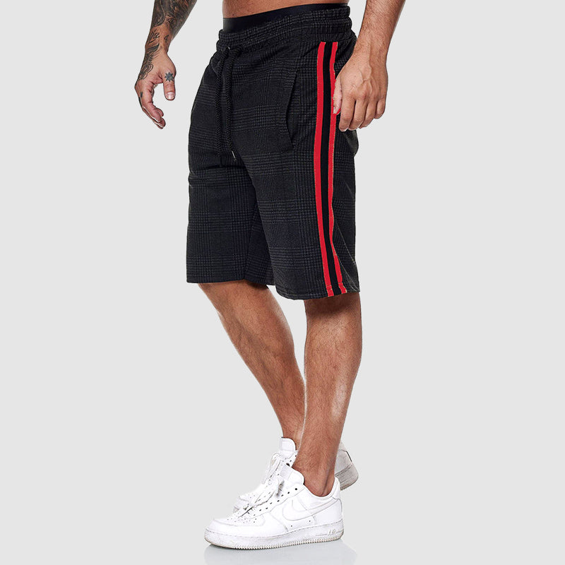 Wade | Men's Plaid Shorts with Drawstring