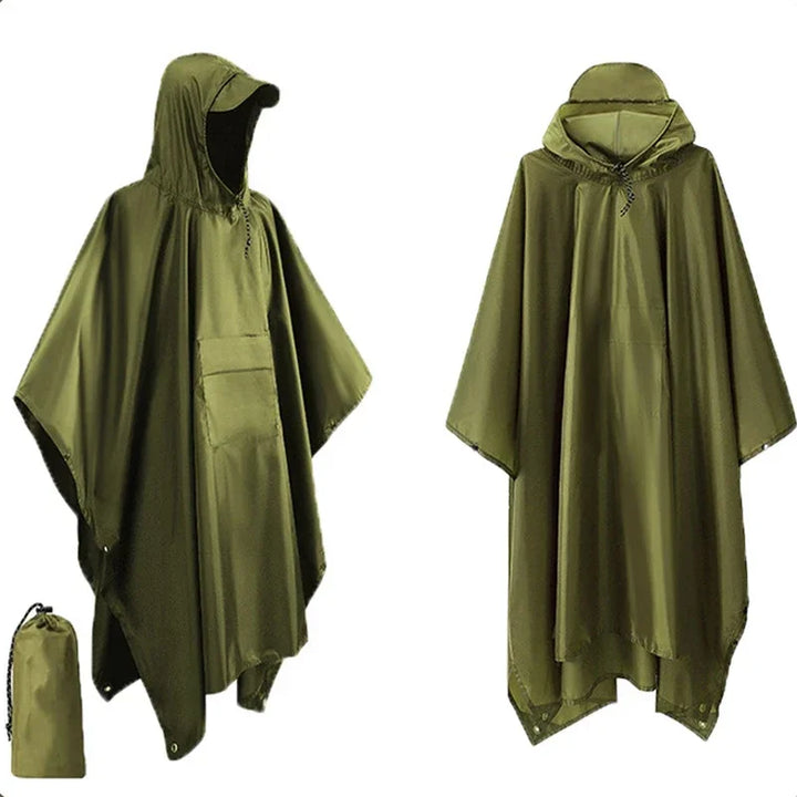 Spencer | Men's Waterproof Rain Poncho with Hood