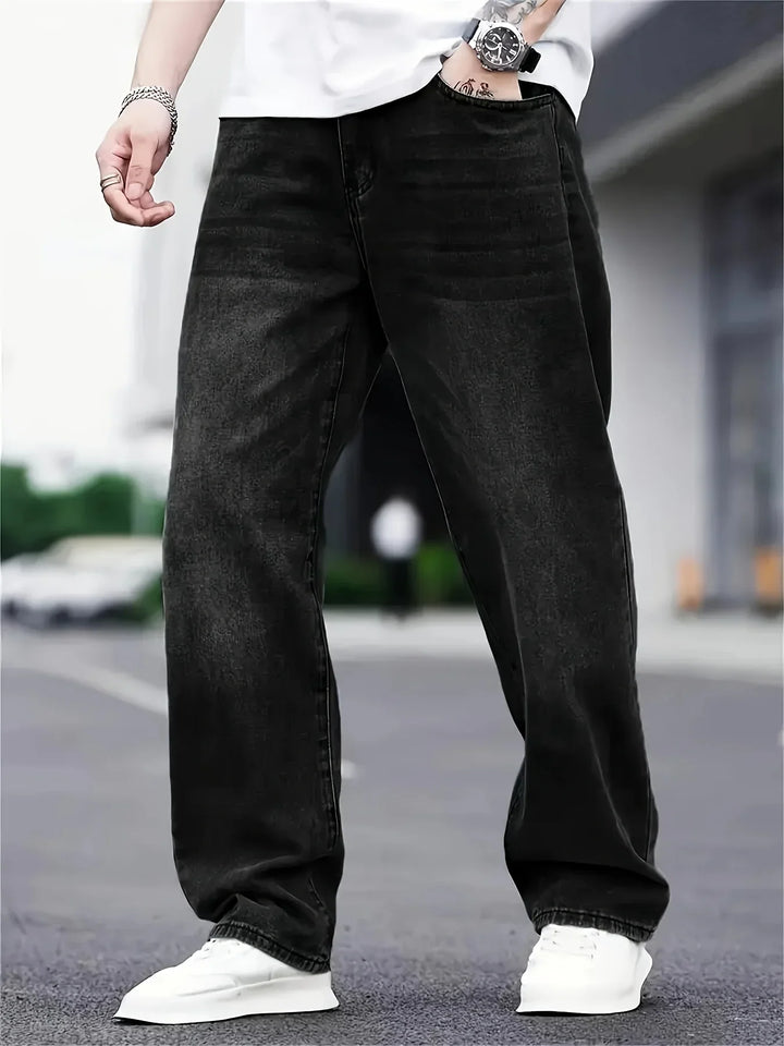 Keith | Men's Washed Baggy Jeans