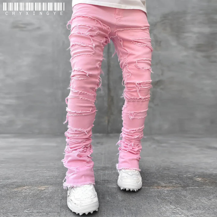 Axel | Men’s Stylish Slim Fit Ripped Jeans