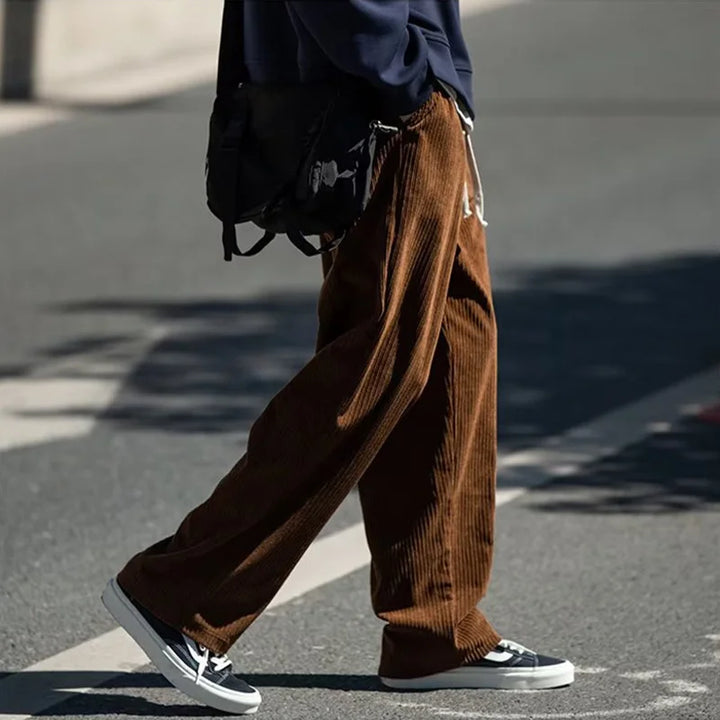 Harley | Men’s Corduroy Baggy Pants with Drawstring