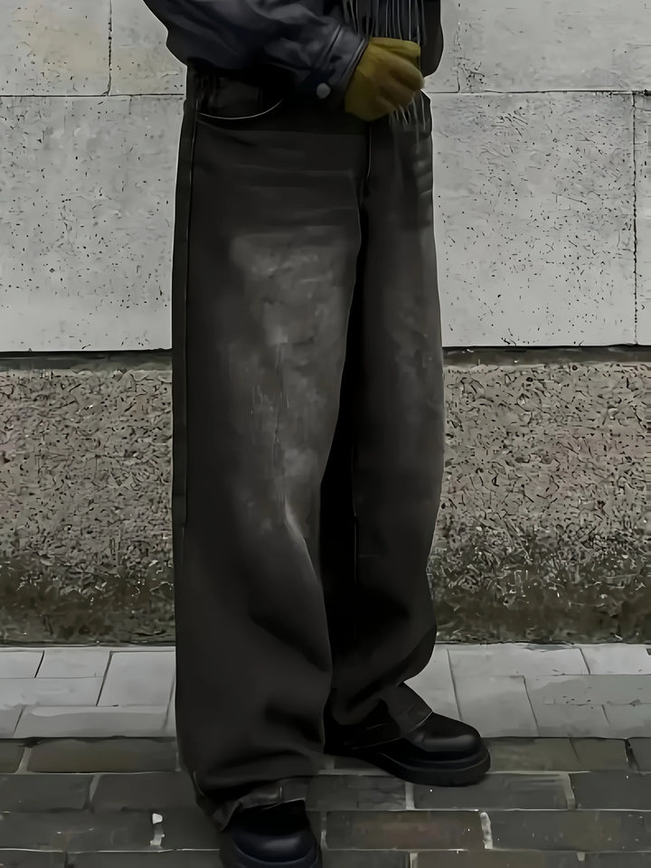Brant | Men’s Washed Baggy Wide-Leg Jeans
