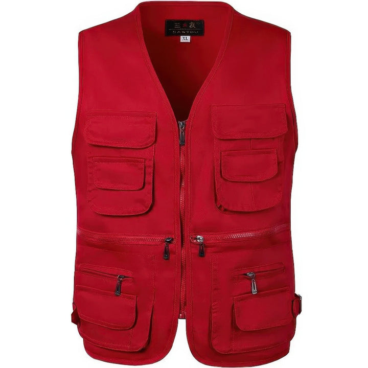 Ulysses | Men’s Utility Cargo Vest with Zippers