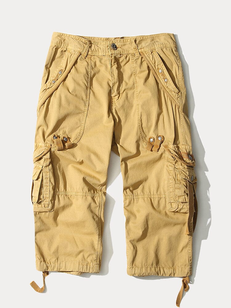 Corey | Men's Multi Pocket Drawstring Cargo Shorts