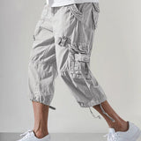 3/4 Capri-Light Grey